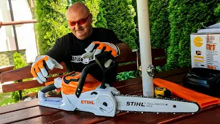 THE NEW STIHL CORDLESS SAW - FIRST TEST