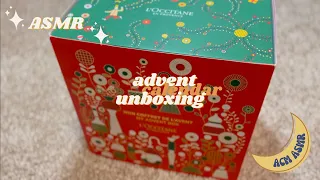 L'Occitane Advent Calendar Unboxing ASMR | Whispering & Tapping