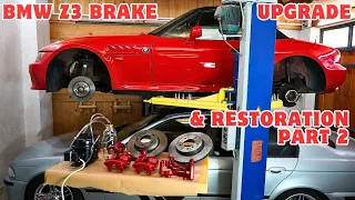 BMW Z3 brake upgrade & restoration, part 2