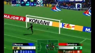 iss  2000 pro evo goal half way line