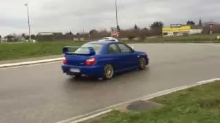 subaru impreza sti drift