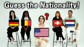 Can American Guess Nationality of Dutch and German Language?  (Germany, Belgium, Swiss, Netherlands)