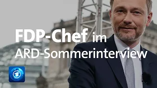 FDP-Chef Lindner im ARD-Sommerinterview: "Für uns zählen Inhalte" | 2021