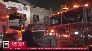 Firefighter, six others hurt in Brooklyn house fire