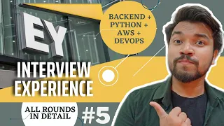 EY Interview Experience | Python/Web Developer - AWS Interview Question Answers | Software Engineer