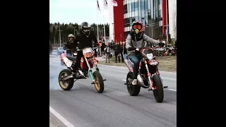 POLICE VS TWO KTMs