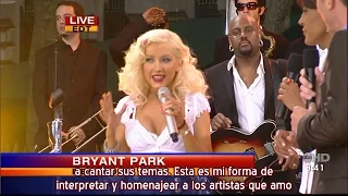 Christina Aguilera - Especial "Back To Basics" GMA Summer Concert Series (Subtítulos español)