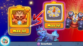 MAX MONK Meets His Mortal Enemy MAX CLOCK | Rush Royale