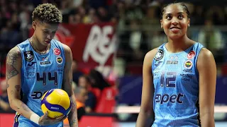Melissa vargas | Ana cristina | Fenerbahce opet vs THY | Turkish volleyball league 2024 [Play off 1]