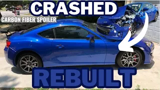 Rebuilding A Salvage BRZ in 10 minutes