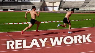 4x100m Relay Training in Tenerife - 2024 Season Preparation