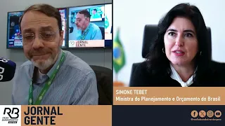 Ministra Simone Tebet em entrevista ao Jornal Gente do RS
