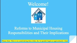 Reforms to Municipal Housing Responsibilities and Their Implications, May 2024