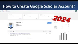 How to Create Google Scholar Account 2024