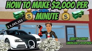 ER Liberty County: How To Make Money FAST! (Roblox) *GLITCH*