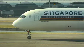 Plane Spotting at Bangkok Suvarnabhumi Airport Thailand (BKK/VTBS) FHD