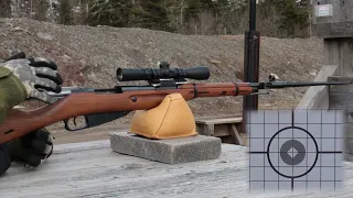 BadAce No Drill Scope Mount for Mosin Nagant M9130, M38, M44 and T53, and accuracy video @ 100 yards