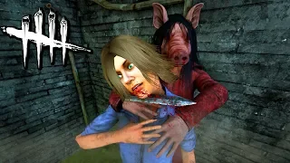 БЕГИ БЫСТРЕЕ ОН УЖЕ РЯДОМ! ЖУТКИЙ МАНЬЯК ОХОТИТСЯ НА НАС В DEAD BY DAYLIGHT