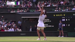 CAROLINE GARCIA vs Emma Raducanu. R2 highlights WIMBLEDON🍓2022