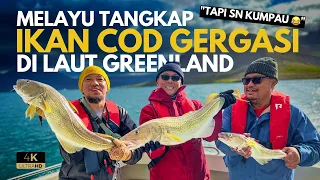 Anak Melayu Mancing ikan cod gergasi di laut Greenland , travelog Iceland - Ep15