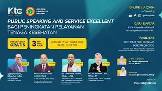 Webinar Public Speaking and Service Excellent