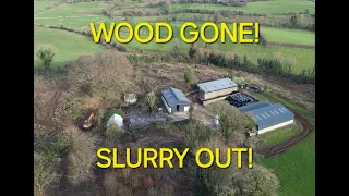 FARM UPDATE: REMOVING A FOREST AND GETTING SLURRY OUT!