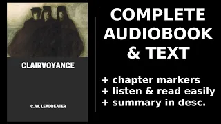 Clairvoyance 🔑 By C. W. Leadbeater. FULL Audiobook