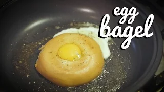 HEALTHY BREAKFASTS | Egg Cooked In a Bagel