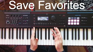 How to Save Favorite Sounds on the Juno DS (Tutorial)