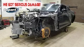 Rebuilding a WRECKED 2010 Nissan GTR (part 2)