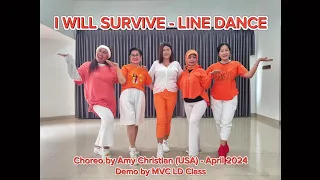 I WILL SURVIVE - LINE DANCE // Choreo by Amy Christian (USA) - April 2024