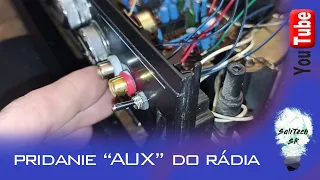 ⚡Ako pridať "AUX" do starého rádia ??⚡