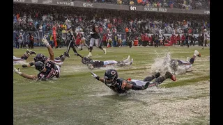 Justin Fields VICTORY SLIDE 🥶 #shorts