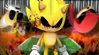 SUPER SONIC.EXE!? SONIC'S DOOM. THE WORST ENDING TO HAPPEN!! | Sonic.Exe: Nightmare Beginning #4