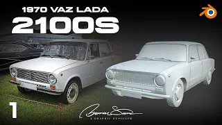 VAZ Lada 2100s - 2101 Russia Car #blender #modeling #lada #vaz #lada2100s #russia #russiacar #2101