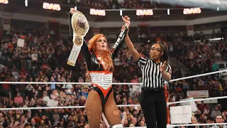 Becky Lynch win Women's World Championship agains Liv Morgan on WWE Raw 2K24