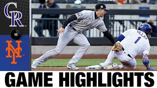 Rockies vs. Mets Game Highlights (5/25/21) | MLB Highlights