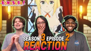 A Smile for This Dour Girl!  | Konosuba Season 3 Episode 2 Reaction