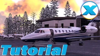 Citation X Preparation & Startup – X-Plane 12