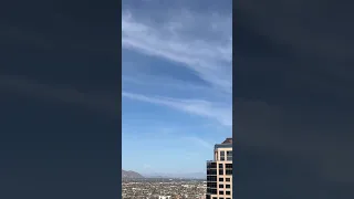 Windy day in downtown Phoenix