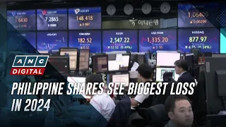 Philippine shares see biggest loss in 2024 | ANC