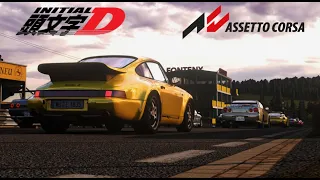 Can a Porsche 964 turbo beat the Initial D cars around Fat-Alfie's Fonteny?