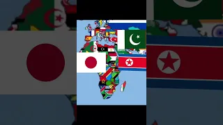 Countries that support japan vs north korea #Shorts #EducationalVideo