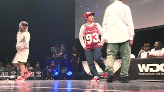 LockingZk JiXiang vs 心優弥(MiYU 優弥/YUYA) BEST4 KIDS WDC 2017 FINAL WORLD DANCE COLOSSEUM