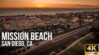 San Diego Mission Beach Boardwalk & Belmont Park Sunset: A Stunning SoCal Experience [4K UHD]