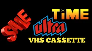 TIME ULTRA VHS 📼 CASSETTE FOR SALE