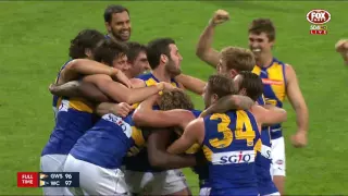 Naitanui kicks the winner - AFL