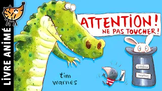 Attention Ne Pas Toucher 🐊 Histoires & Contes | Livre sur la curiosité d'un crocodile et d'une taupe