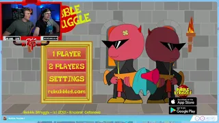 Enzo & Daniel Spelen Een Nieuw Spel 'Bubble Trouble'| Live Op Twitch Stream