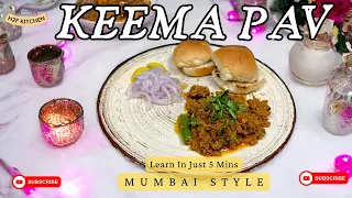 MUMBAI STREET STYLE MUTTON KEEMA PAV RECIPE | MUTTON KEEMA RECIPE | KHEEMA PAV RECIPE | @H2FKitchen